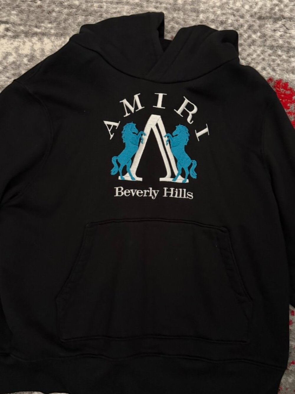 Amiri Beverly Hills Short Sleeve Hoodie M